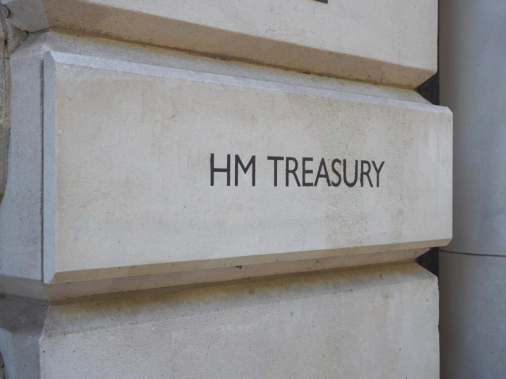 hm treasury sign